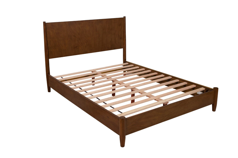 Melbourne Standard King Platform Bed, Walnut Alpine
