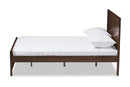 Garron Mission Style Brown-Full Platform Bed Baxton