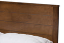 Garron Mission Style Brown-Full Platform Bed Baxton