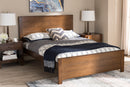 Garron Mission Style Brown-Full Platform Bed Baxton
