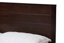 Garron Mission Style Dark Brown-Full Platform Bed Baxton