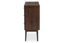 Hayward Walnut Brown Finished 6-Drawer Dresser Baxton