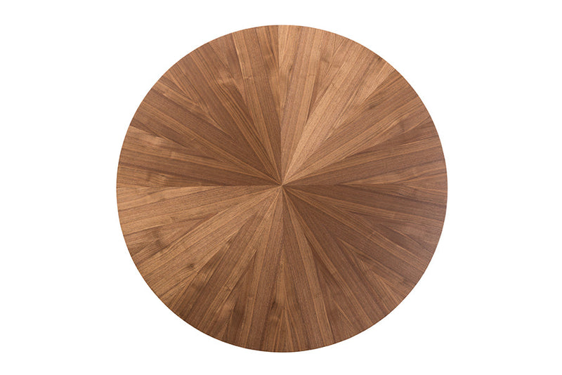 Janne Black Fabric and Walnut Medium Brown Wood Finishing Dining Set Baxton