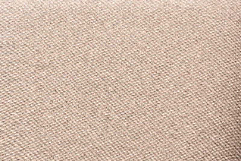 Ibiza Sand Fabric Upholstered and Dark Brown 5-Piece Dining Set Baxton