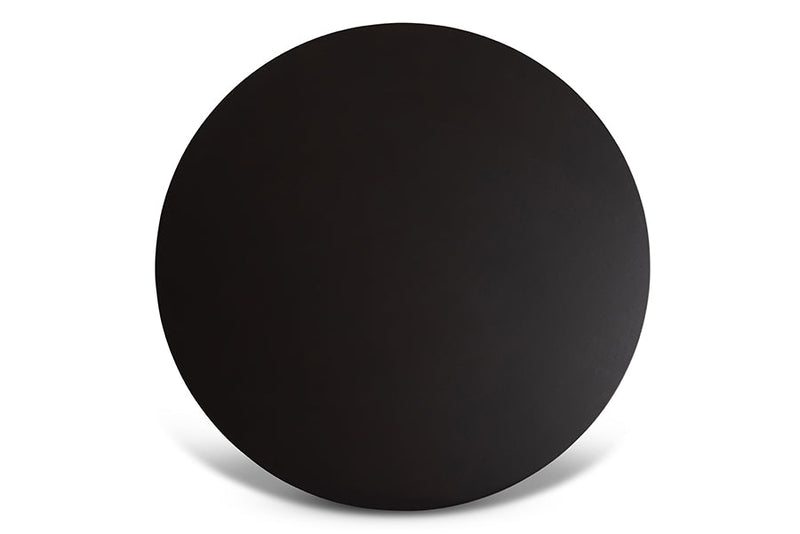 Pita Gray Fabric Upholstered and Dark Brown 5-Piece Dining Set Baxton