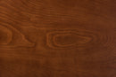 Caspia Light Brown Fabric Walnut Brown Finished 5-Piece Wood Dining Set Baxton