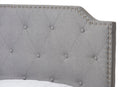 Rockford Gray Fabric Upholstered Queen Storage Bed Baxton