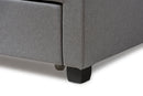 Rockford Gray Fabric Upholstered Queen Storage Bed Baxton
