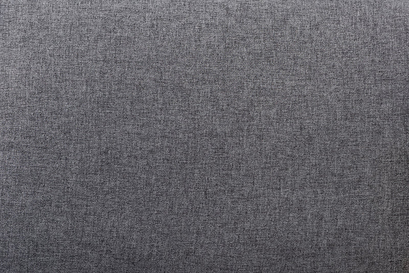 Aggie Gray Fabric and Walnut Brown Lounge Chair Baxton