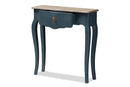 Mya Classic and Provincial Blue Spruce Finished Console Table Baxton