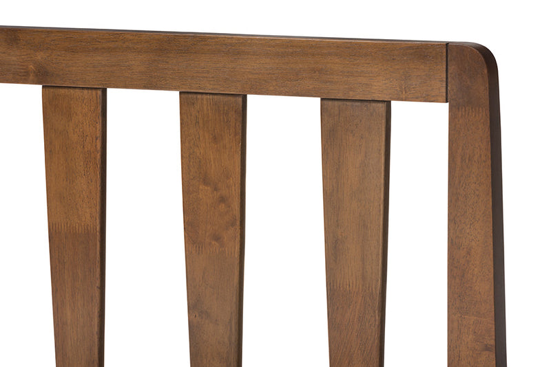 Anzia Walnut Finished Queen Size Storage Platform Bed Baxton