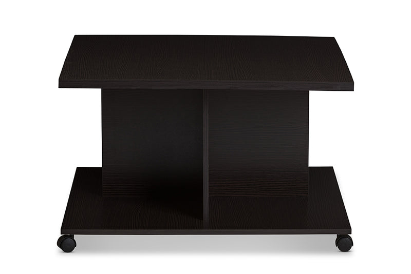 Eldon Modern and Contemporary Wenge Brown Finished Coffee Table