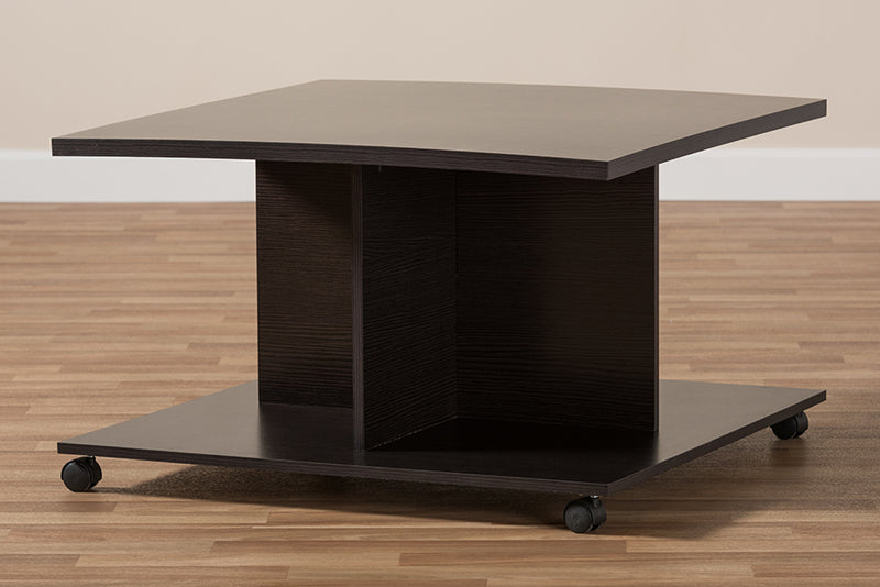 Eldon Modern and Contemporary Wenge Brown Finished Coffee Table