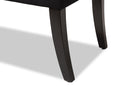 Gardwin Luxe and Black Velvet Upholstered Bench Baxton