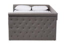 Amy Gray Fabric Upholstered Full Size Daybed Baxton