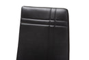 Gabriela Black Faux Leather Upholstered Dining Chair (Set of 4) Baxton