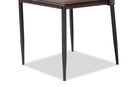 Takeo Brown Faux Leather Upholstered Dining Chair (Set of 4) Baxton
