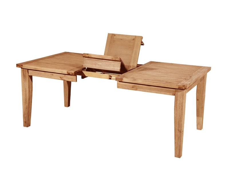 Cassidy 60" to 78" Extension Dining Table w/Butterfly Leaf, Antique Natural Alpine