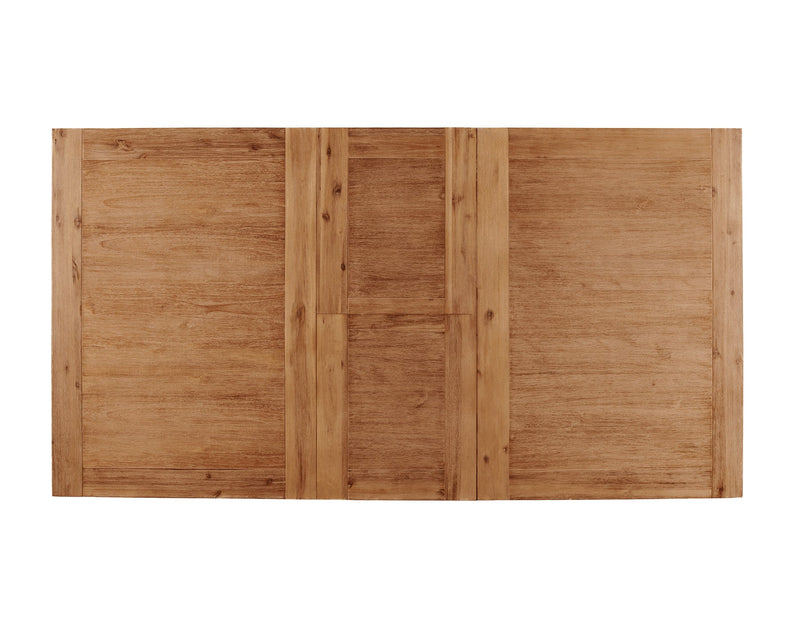 Cassidy 60" to 78" Extension Dining Table w/Butterfly Leaf, Antique Natural Alpine