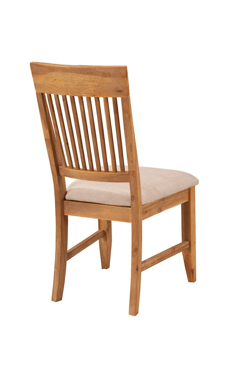 Cassidy Set of 2 Side Chair, Antique Natural