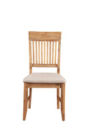 Cassidy Set of 2 Side Chair, Antique Natural Alpine