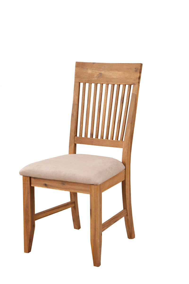 Cassidy Set of 2 Side Chair, Antique Natural