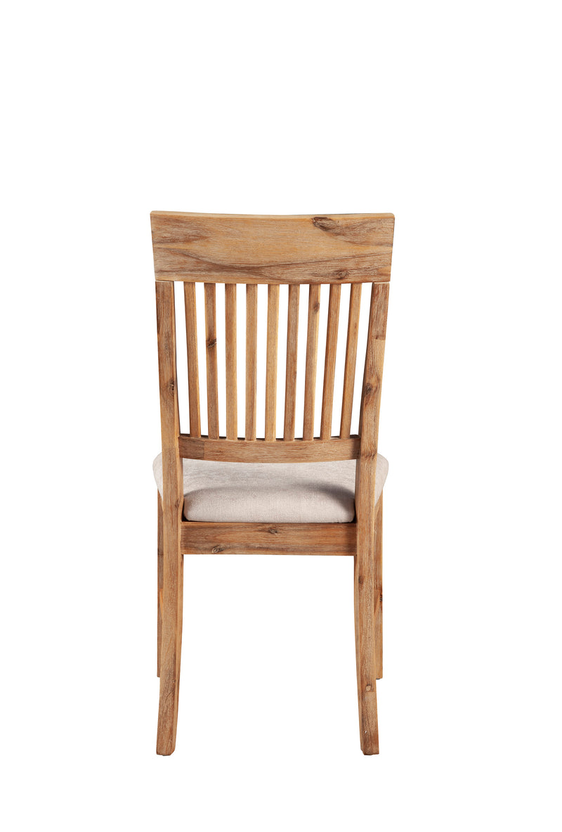 Cassidy Set of 2 Side Chair, Antique Natural