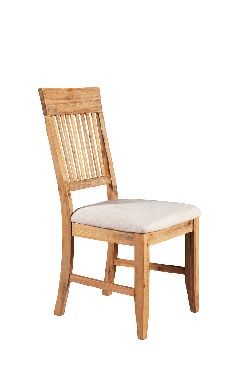 Cassidy Set of 2 Side Chair, Antique Natural