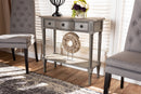 Orchard Gray Finished 1-Drawer Wood Console Table Baxton