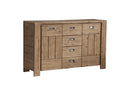 Brayden 4 Drawers & 2 Doors Sideboard, Antique Natural Alpine