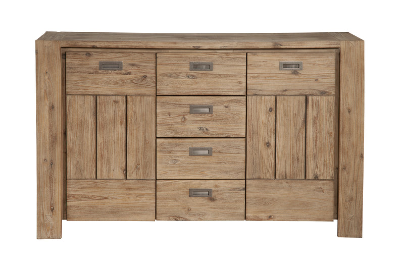 Brayden 4 Drawers & 2 Doors Sideboard, Antique Natural