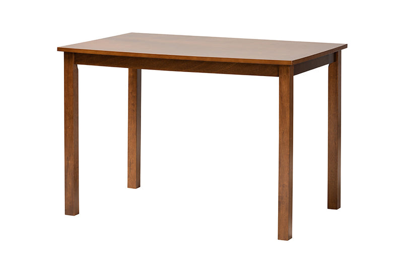 Cariel Modern Walnut Brown 43-Inch Dining Table Baxton