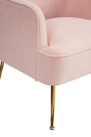 Zephyr Leisure Chair, Pink Alpine