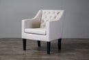 Maverick Club Chair, Beige Baxton