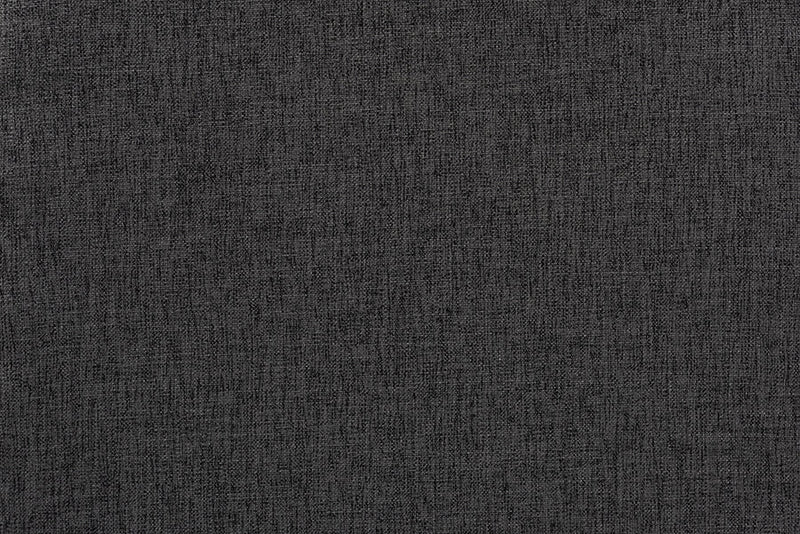 Newcastle Dark Gray Fabric Upholstered and Dark Brown 7-Piece Dining Set Baxton