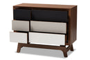 Taylor Multicolor 6-Drawer Chest Baxton