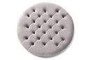 Jeane Gray Velvet Fabric Upholstered Button Tufted Cocktail Ottoman Baxton