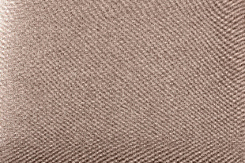 Nefeli Modern Sand Fabric and Dark Brown 5-Piece Dining Set Baxton