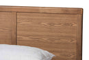 Lilibet Ash Walnut Brown King Size 3-Drawer Platform Storage Bed Baxton