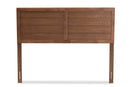 Eren Walnut Brown Queen Size Headboard Baxton