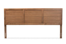 Eren Walnut Brown King Size Headboard Baxton