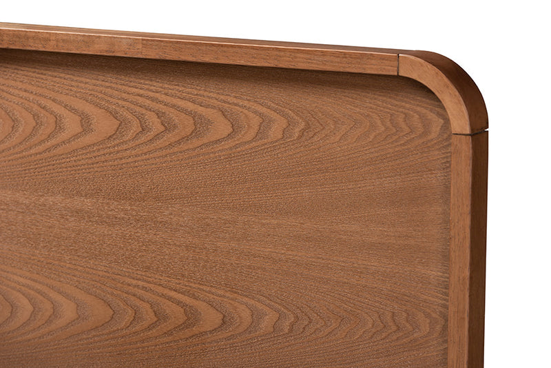 Wina Walnut Brown Full Size Headboard Baxton