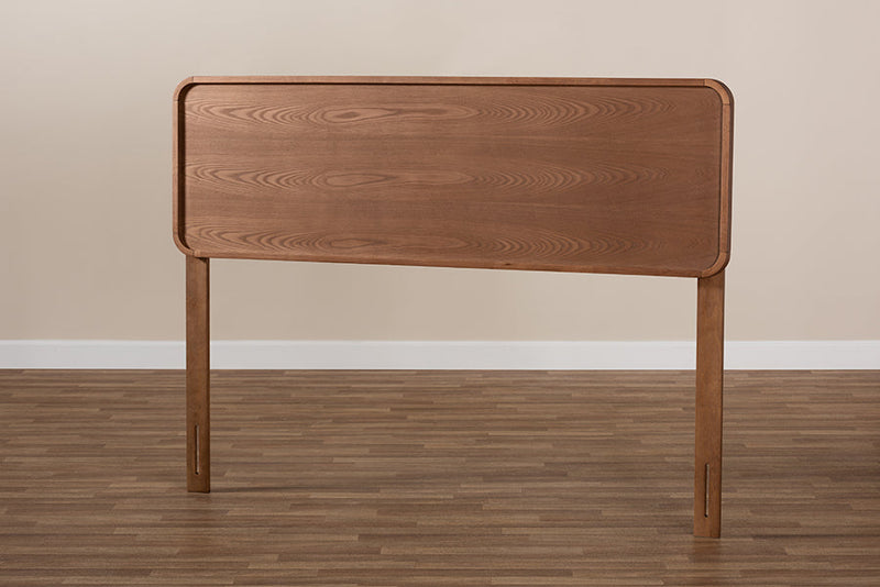 Wina Walnut Brown Full Size Headboard Baxton