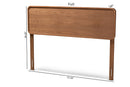Wina Walnut Brown King Size Headboard Baxton