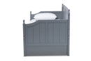 Norwich Gray Twin Size Daybed w/Trundle Baxton