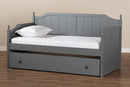 Norwich Gray Twin Size Daybed w/Trundle Baxton