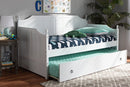 Norwich White Twin Size Daybed w/Trundle Baxton