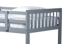 Kassa Gray Twin Size Bunk Bed Baxton