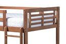 Ramiel Walnut Brown Twin Size Bunk Bed Baxton