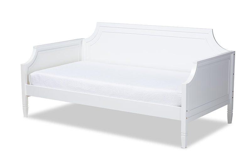 Nox Classic and Traditional White Finished Wood Twin Size Daybed